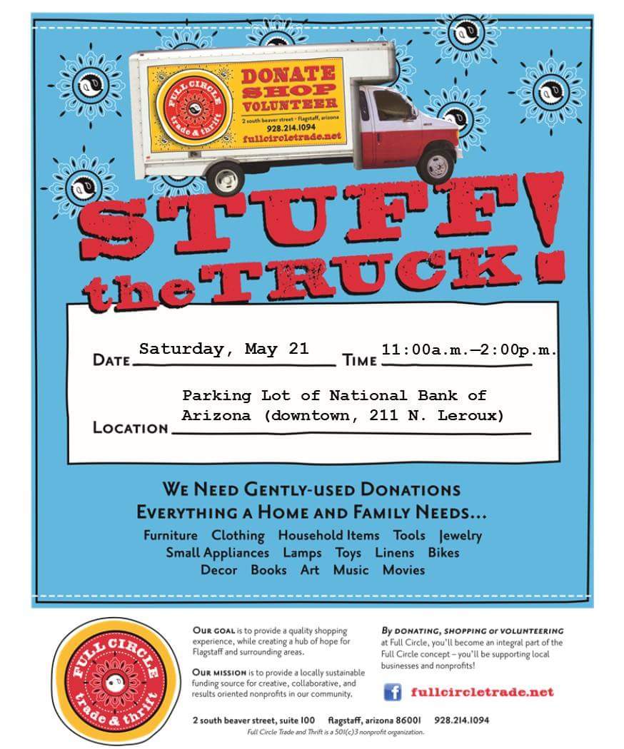 Stuff the Truck for the Literacy Center and Northern Arizona Book&nbsp;Festival